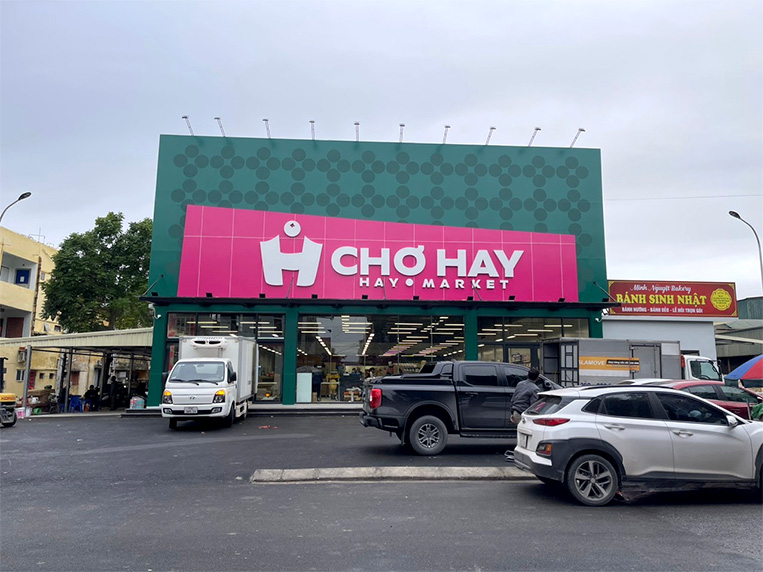 biển quảng cáo siêu thị mini CHỢ HAY tại Hải Phòng