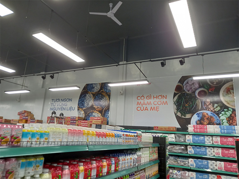 Làm biển quảng cáo siêu thị mini CHỢ HAY tại Hải Phòng