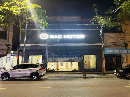 Quảng Cáo Minh Long - đơn vị thi công biển quảng cáo cho Showroom GAC Motor