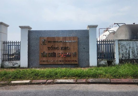 Thi công biển cổng CÔNG TY TNHH SUPER GAS - CHI NHÁNH HẢI PHÒNG